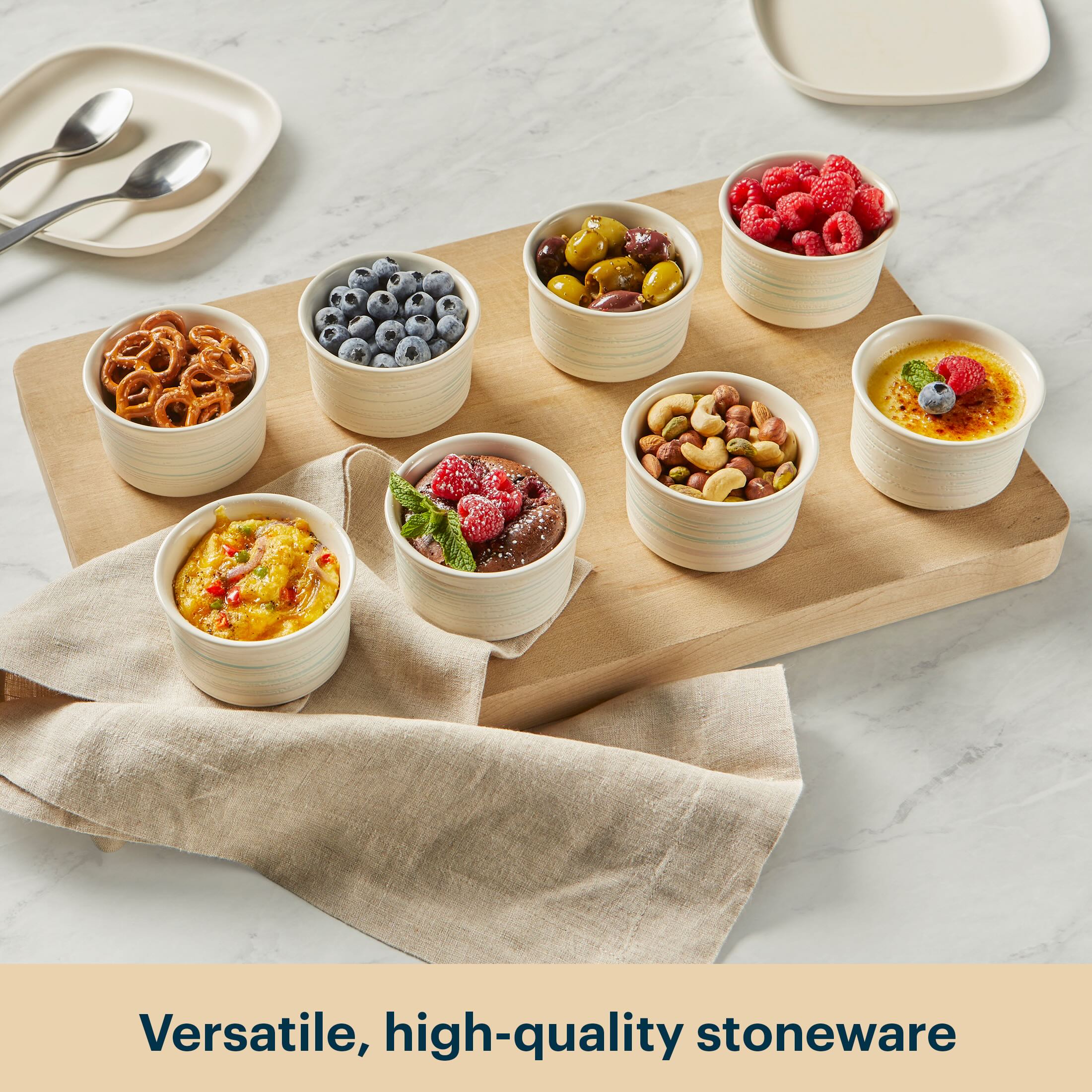 Pyrex® 8-Piece 6-ounce Ceramic Ramekin Set - Image 4