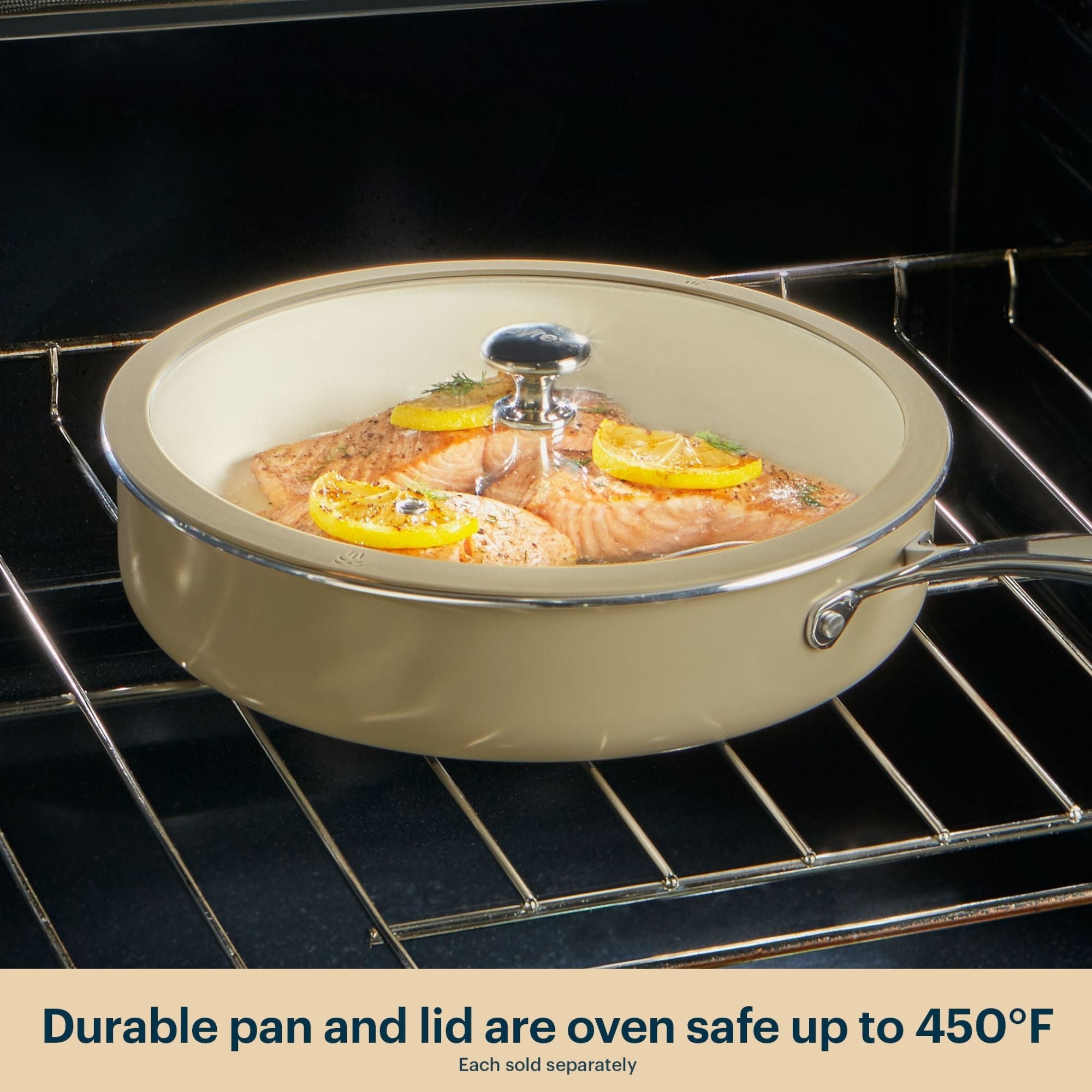 Pyrex® Ceramic Cookware 10-in/4.5qt Stock Pot with Lid - Image 6