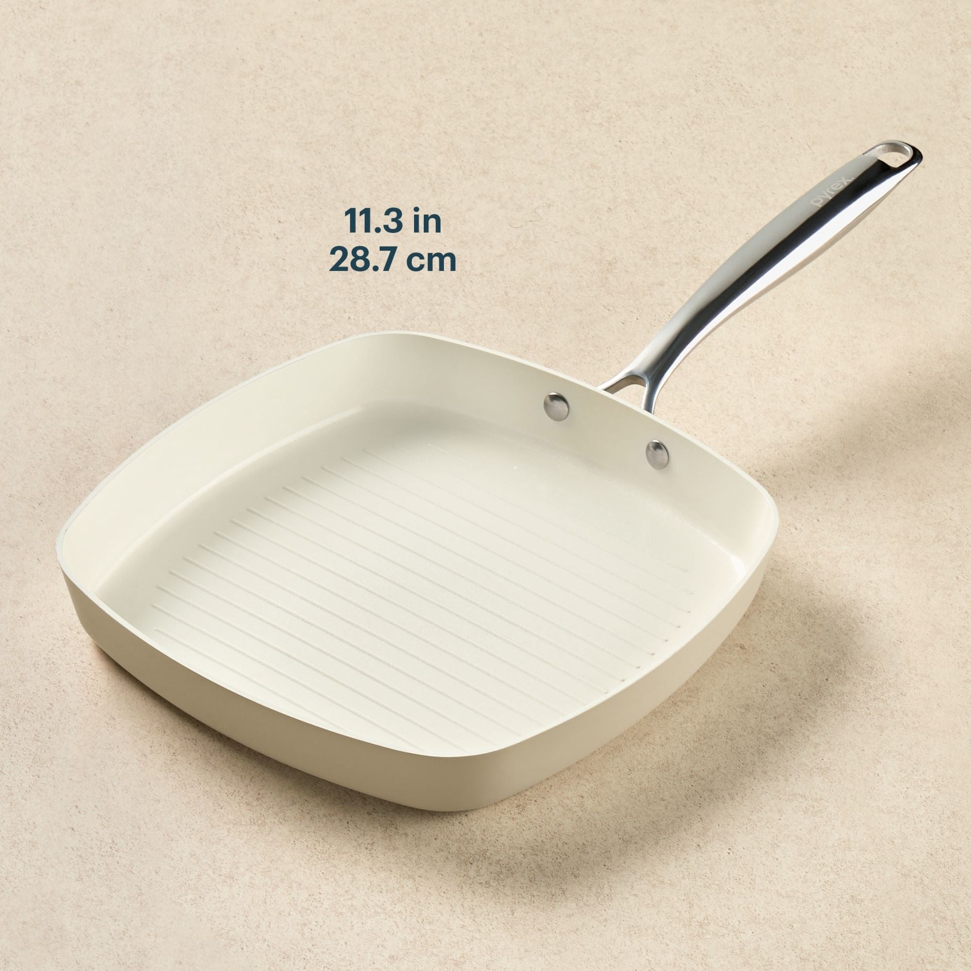 Pyrex® Ceramic Cookware 11.3-in Grill Pan - Image 2