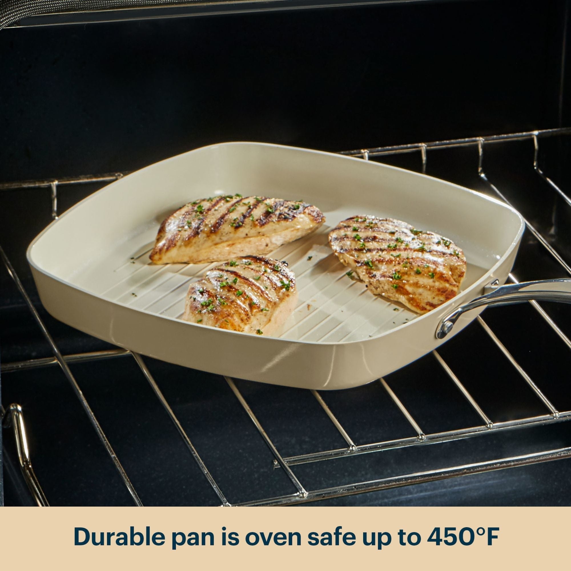 Pyrex® Ceramic Cookware 11.3-in Grill Pan - Image 6