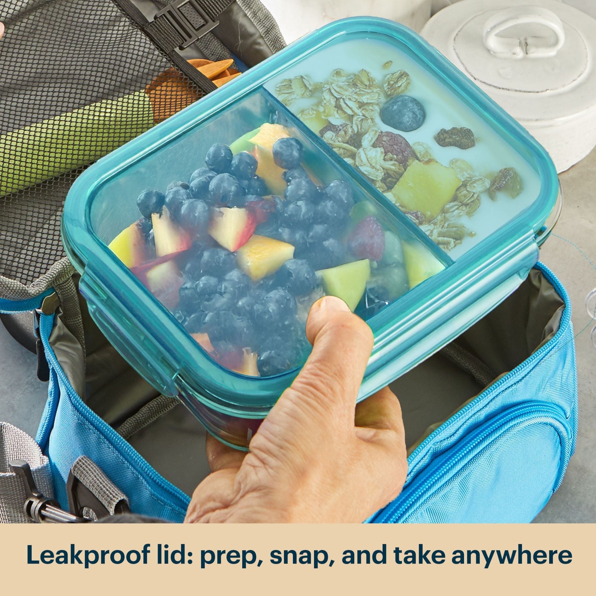 Pyrex® MealBox 10-Piece Divided Storage Set, 4 Cup - Image 6
