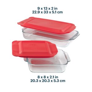 Alternative view of Pyrex® Basics 4-piece Glass Bakeware Set